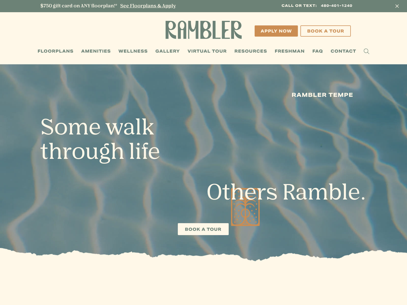 Rambler Tempe website screenshot