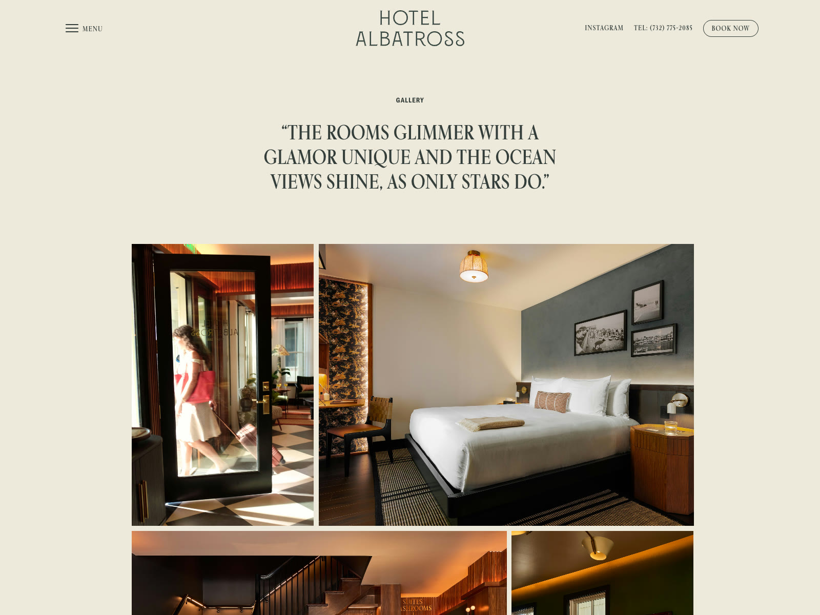 Hotel Albatross 1881 website screenshot